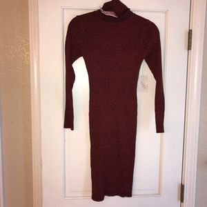 Ribbed Sweater Dress